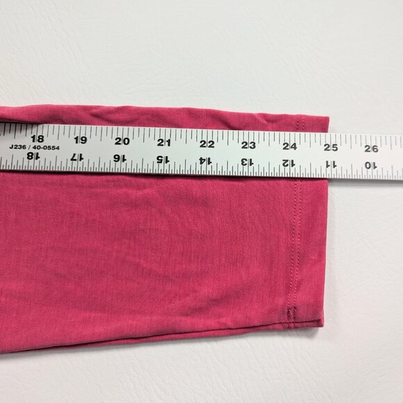 J. Jill Modal Shirt Roll Tab Sleeves Size XL Fuchsia NEW - Picture 7 of 8